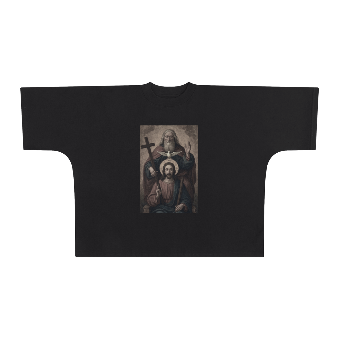 TRINITY BLACK TEE