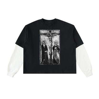 BEHOLD CALVARY LONG SLEEVE TEE